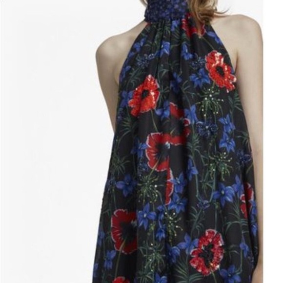 French Connection Lisette Floral Sequin Dress - Picture 6 of 6